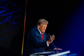 Haitian immigrants in Springfield, Ohio, are “eating the dogs” and “eating the cats,” former president Donald Trump claimed at the presidential debate with Vice President Kamala Harris in Philadelphia on Sept. 10, 2024.